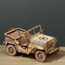 3D 입체퍼즐 지프 나무퍼즐 DIY 퍼즐, 단품, 단품