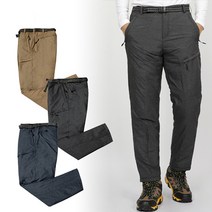 제로다몰 방한 구스다운 남성 등산복 등산바지 작업복 작업바지 패딩바지 빅사이즈 두툼한 배달 방한복바지_YB0256