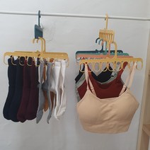 양말 속옷 집게 다기능 옷걸이 빨래 집게 건조 공간활용 만능걸이, 블루