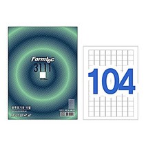 폼텍 분류표기용라벨 / LS-3111/100매/104칸/20x20mm