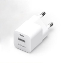 비하겐 25W GaN USB PD PPS QC3.0 멀티 고속충전기 갤럭시 USB-A USB-C 어댑터, 화이트