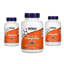 나우푸드 L아르기닌 500mg 1 000mg 3종, 엘아르기닌 1000mg 120정