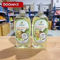 태국 천연 코코넛 오일 트로피카나 타이, 500ml 2병