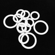 고무패킹20 개 PTFE 1/1.2/1.5/2 인치 고온 내성 유니온 씰 링 플랜지 가스켓, 01 WHITE_07 45x35x2mm
