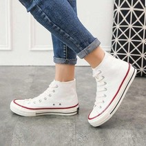 TGP083577여성 하이탑 스니커즈 단화 운동화 캔버스화 신발