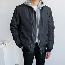 빅사이즈 패딩 항공 점퍼 남자 간절기 아우터 봄 가을 겨울 블루종 코디 빅사이즈 옷