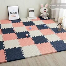 두꺼운 퍼즐 매트 놀이 2.5 cm 어린이 연결식 운동 타일 러그 바닥 완구 카펫 소프트 등산 패드 EVA, ipicture color_1 pcs 30cm by 2