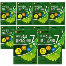 일양약품 징코플러스12개월 기억력 혈행개선, 단품, 단품