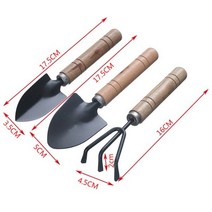 1/3개 철 정원 삽 꽃 심기 나무 손잡이 원예 손 도구 타오 위안, as pic 3pcs