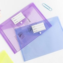 투명 단추형 파일철 도큐먼트 프린트물 정리 엽서 보관 파일 A4 용지 케이스 영수증 악보 거래명세서철 세금계산서철 클리어 페이퍼 홀더 서류 파우치 종이 문서 도큐멘트