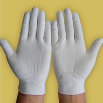 10켤레 작업용 무코팅 장갑 다이소 속장갑, 검정색 긴 장갑, 10개