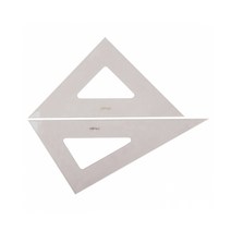 삼각자(잉킹) 30cmX2mm 스모키 2개1조 삼각자 세트