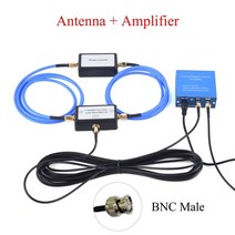 framru 창고 youloop 자기 안테나 휴대용 250mw 수동 자기 smabnc3.5mm hf 및 vhf용 오디오 저손실 광대역, 2-분홍색
