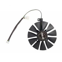 AS GTX 1060 1070 RX 480 듀얼 RX57 익스페디션 GPU 쿨러 팬용 비디오 카드 팬 PLD09210S12HH T129215SU 87mm, 02 Fan - 2PCS