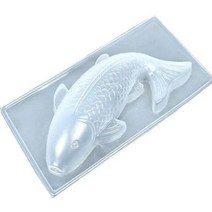 잉어 물고기 모양 플라스틱 케이크 몰드 초콜릿 젤리 비누 수제, 1개, 4.s