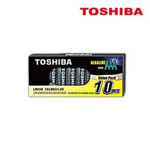 도시바 알카라인 AAA 건전지 10알, 도시바 알카라인 AA 10알