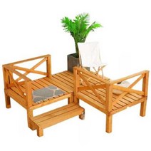 조립식 평상 야외 원목 마루 정원 팬션 피크닉 낚시터, 화이트길이90x90x20cm높이