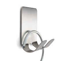 2구 접착식 주방 욕실 간편 후크 고리 걸이 행거 탭