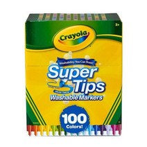 크레욜라 수성마카 가는선 100색 유치원 미술 교구