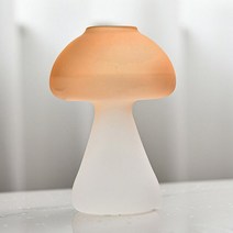 VASE 달항아리화병 모던하우스화병 2022 크리 에이 티브 서리 낀 빨간 버섯 꽃병 유리 공예 화분 가정용 거실 안정적인 갈색 가정 장식, 참조