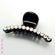 SUNNYDAY 큐빅 반머리 집게핀 B1