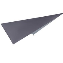 hammock rain fly tent tarp 방수 방풍 캠핑 대피소 sunshade 휴대용 비치 태양 대피소 캠핑 텐트, 회색, 230x210cm