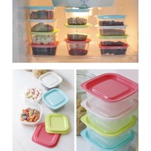 미니 이유식 소분 냉장고용기 180ml 270ml 육수보관통 스텐바트 도시락통, 270ml (사각-99702), 1개