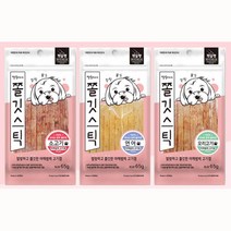국산 돼지껍데기 돈피 고기껌 65g 1P 개껌 육포 애견, 연어
