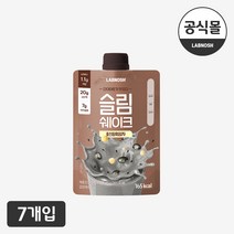 랩노쉬 슬림 쉐이크 로스팅흑임자맛, 7개, 45g