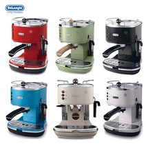 드롱기 DeLonghi ECO 311.R Icona 아이코나 빈티지 커피머신 6종(레드 블랙 블루 화이트 베이지 그린), 3)블루