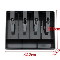 지폐 계수기 hard plastic case 금전 등록기 box new classify, 검은색