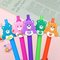 특이한 캐릭터볼펜 잉크펜 특이한 중성펜 선물용, 퍼플/NEW쉐어