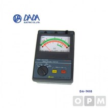 절연저항계 아날로그 7410 다다전기 좋은 고압절연저항계 보급형 그린몰 DA 가성비, 상세페이지 참조