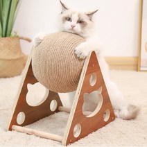 나무위의고양이 캣타워 스크레처 캣워커 선반 애완 동물 고양이 장난감 스크래치 단단한 나무 고양이 긁는 도구 볼 내구성 사이잘삼 로프 볼 등반 그라인딩 발톱 장난감 고양이 고양이, 엠 볼