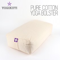 요기꾸띠 Yogikuti 요가볼스터 사각형 아엥가요가 아헹가요가 요가꾸띠 인도산 순면 목화솜, 아이보리(흰면색)