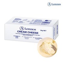램노스 크림 치즈 2kg 베이글치즈 홈베이킹 대용량, 1개