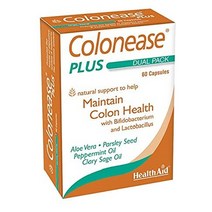 HealthAid 헬스에이드 콜로니즈 플러스 메인 테인 콜론 헬스 유산균 Colonease Plus 60캡슐, 1세트