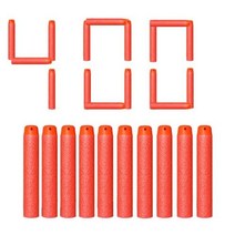 서바이벌 페인트볼 Nerf 총알 400 개 EVA 소프트 라운드 헤드 72cm 리필 총, Red Hole Head