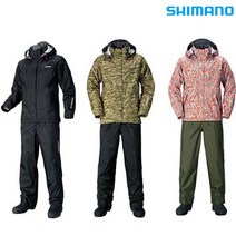 [마린피싱] 시마노 베이직슈트 RA-027Q/레인슈트/우의/낚시복/비옷, 카키, S