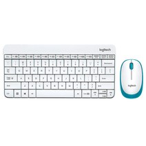 로지텍 MK245 Nano 무선키보드 마우스세트, 화이트