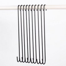 둥근 S고리 블랙 50cm, 1, 상품선택