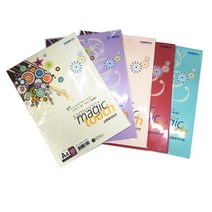 삼원 매직터치 머메이드 칼라용지 A4용지 180g 10매입 엠보색지 칼라수입지 아트지, M15 연보라색
