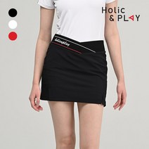 홀릭앤플레이 여성 스판 밴드 큐롯 치마 HC2WCU008