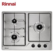 린나이 3구 빌트인가스렌지 RBR-S3400B220V점화방식 - LPG 프로판통가스, LPG(프로판통가스)