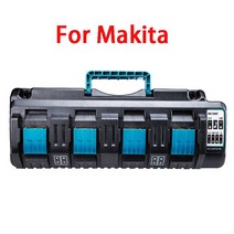디월트충전기 호환 밀워키 14.4V 18V 20V DC18SF DCB104 BS1418 M18 BL1830 AL1860 Bosch Makita 용 4 포, 01 For Makita_01 미국