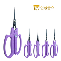 국산가위 샤인머스켓가위 포도가위 신성 SB323 SB324 알솎기 과수 원예 곡가위 굽은형 직선형, 5개, 직선형(SB324)
