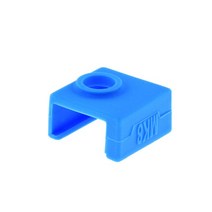 3/5PC MK8 실리콘 양말 커버 알루미늄 블록 V5/V6/화산 Ender3 S1 CR10 SidewinderX1 3d 프린터 Hotend, 02 MK8 Blue_02 5PCS