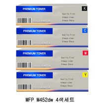 DODAMOA DODAM 호환토너 교체용 HP Color LaserJet Pro MFP M452dw(CF410A/CF411A/CF412A/CF413A) 4색1세트, 1개, 4색세트