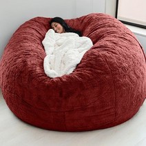 빈백 소파 Dropshipping 자이언트 아니 필러 폼 콩 가방 커버 큰 솜털 Beanbag 침대 코트 바닥 좌석 소파, 24 6ft