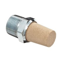 Parker EM37 EM 시리즈 소결 브론즈 머플러/필터 3/8인치 NPT 수컷 11/16인치 헥스 사이즈 250 psi